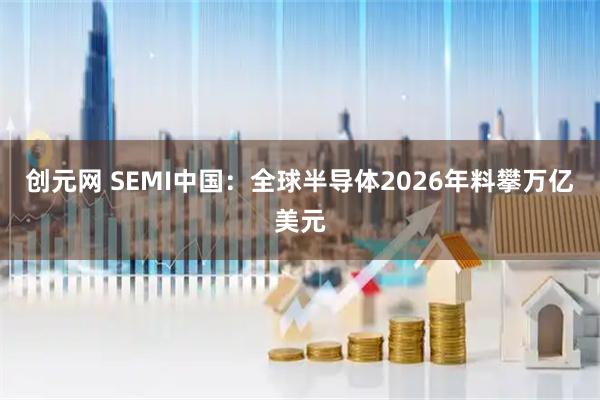 创元网 SEMI中国：全球半导体2026年料攀万亿美元